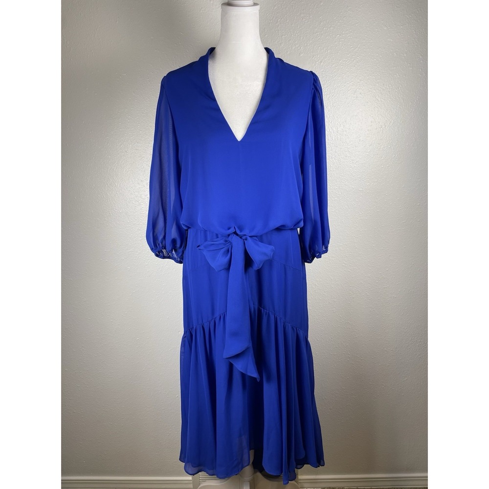 Taylor Woman's Midi Dress Size L New With‎ Tags Whimsical Dainty Flowy Feminine
